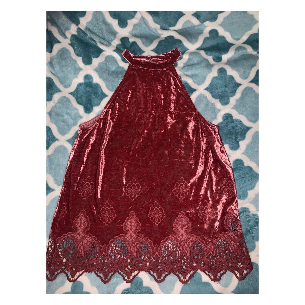 Francescas Pink valor high neck top